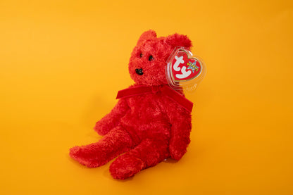 Sizzle (Bear) - TY Beanie Babies - Tag in Protector - Excellent Condition