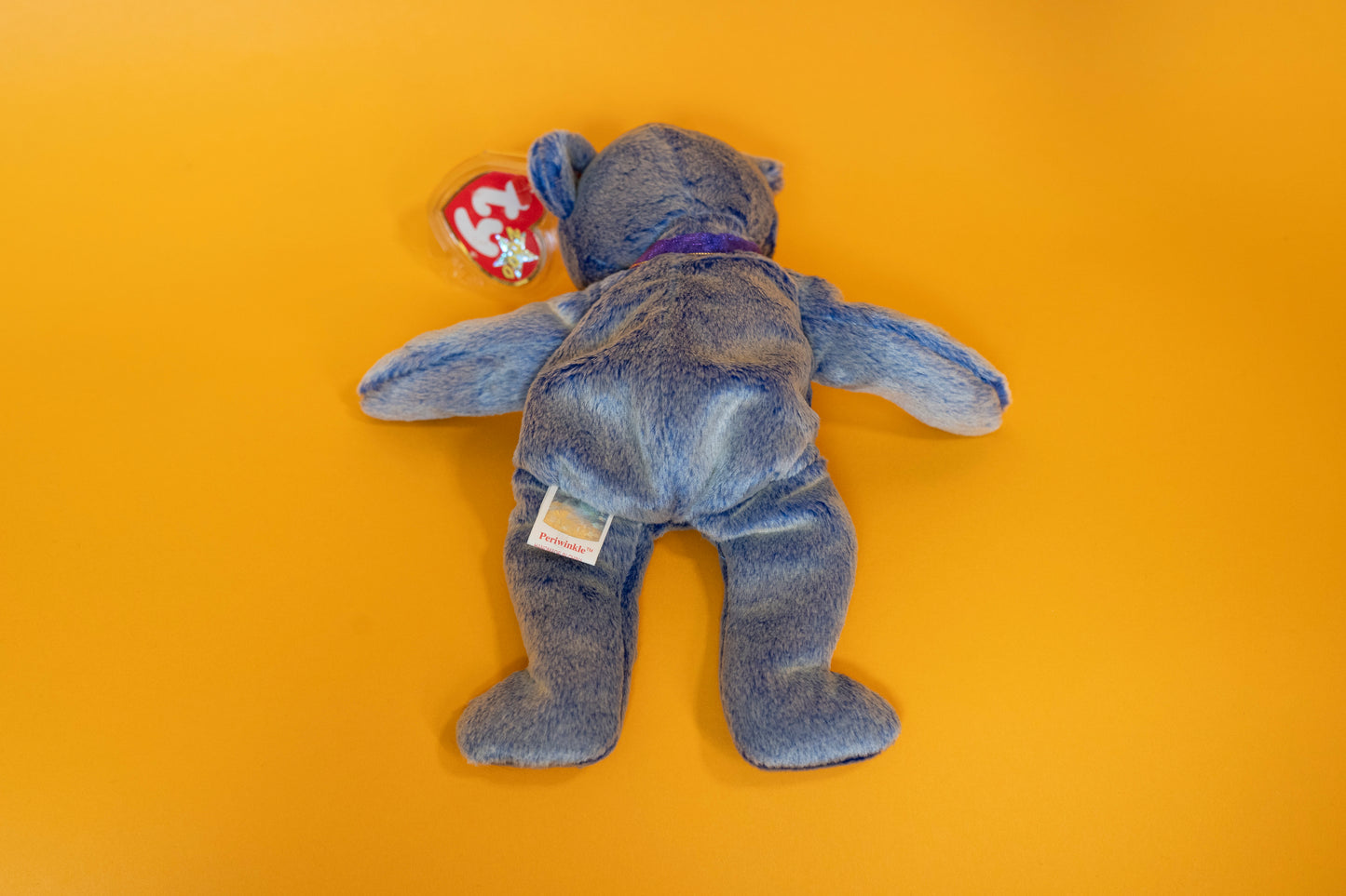 Periwinkle (Bear) - TY Beanie Babies - Tag in Protector - Excellent Condition