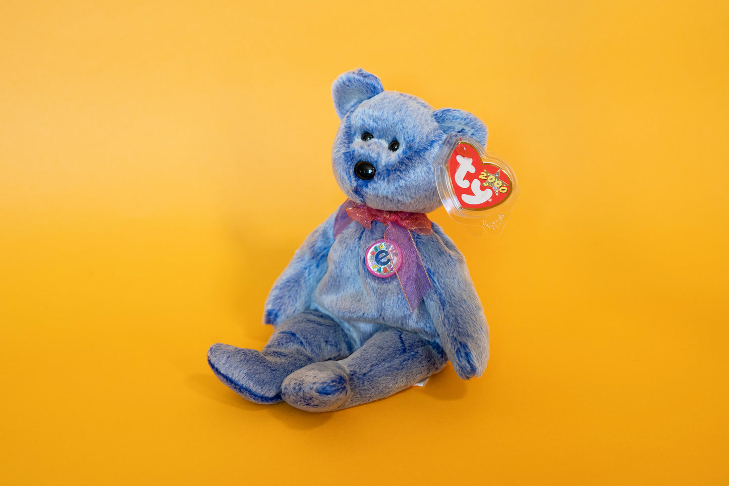 Periwinkle (Bear) - TY Beanie Babies - Tag in Protector - Excellent Condition