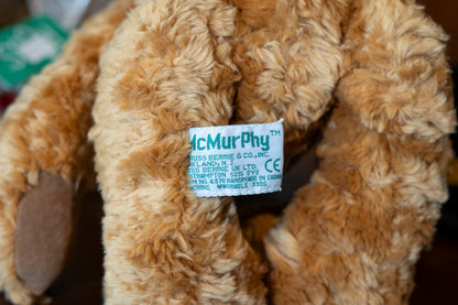 St. Patricks Day 'McMurPhy' Teddy Bear by Russ, Aprox 9" Sitting, Complete with Tags, Great condition