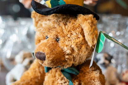 St. Patricks Day 'McMurPhy' Teddy Bear by Russ, Aprox 9" Sitting, Complete with Tags, Great condition