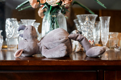 'Standard Rhino' Rhinoceros Teddy by Russ, Aprox 12", Complete with Tags, Excellent condition