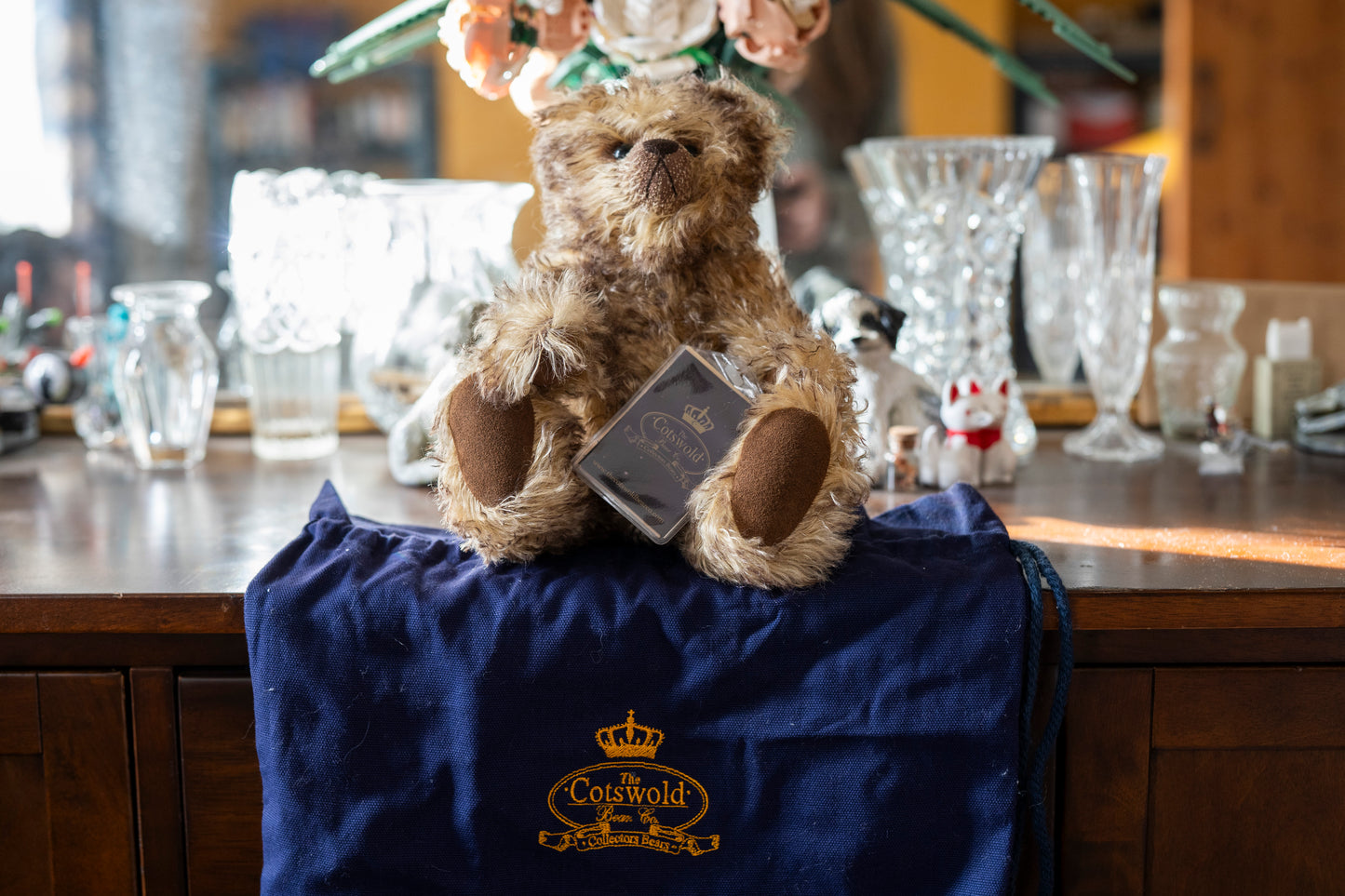 'Cotswold Cub' Mohair Teddy Bear - The Cub Collection, Cotswold Bear Co.,  Aprox. 28cm, Limited Edition 53 of 100, with dust bag