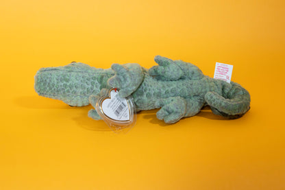 Swampy (Crocodile) - TY Beanie Babies - Tag in Protector - Excellent Condition