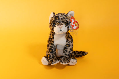 Sneaky (Leopard - Cat) - TY Beanie Babies - Tag in Protector - Excellent Condition