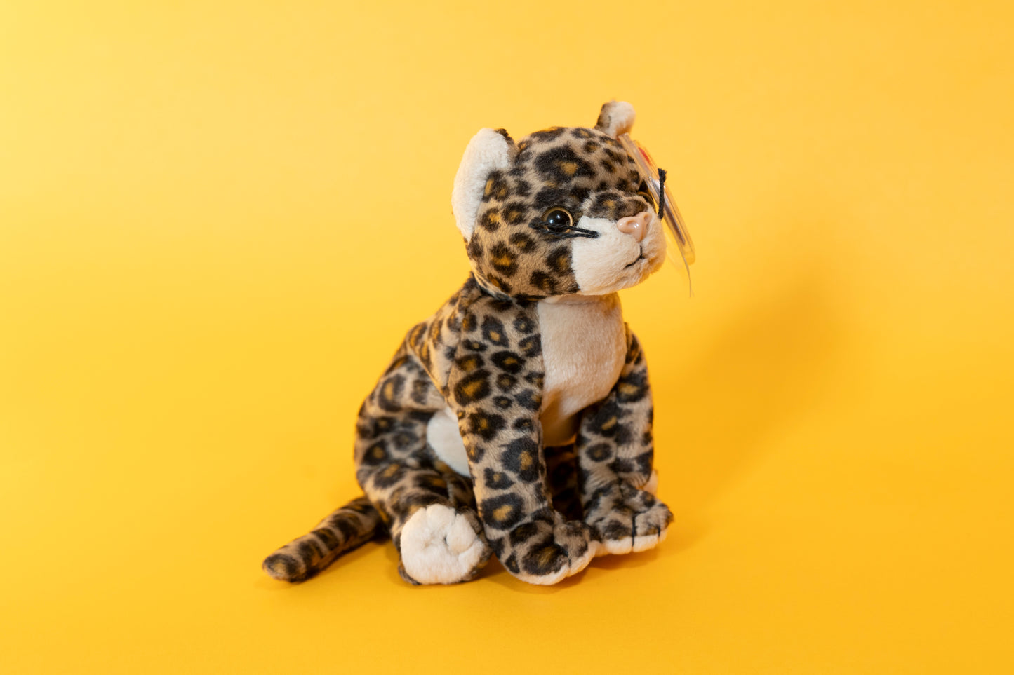 Sneaky (Leopard - Cat) - TY Beanie Babies - Tag in Protector - Excellent Condition