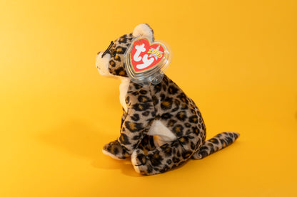 Sneaky (Leopard - Cat) - TY Beanie Babies - Tag in Protector - Excellent Condition