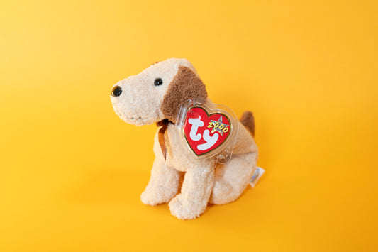 Rufus (Dog) - TY Beanie Babies - Tag in Protector - Excellent Condition