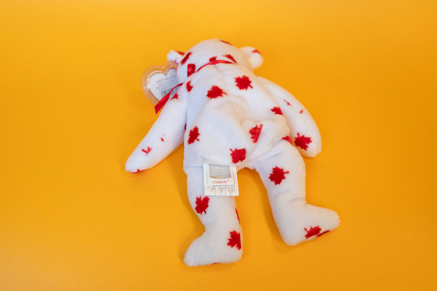 Chinook (Canada Bear) - TY Beanie Babies - Tag in Protector - Excellent Condition - Canada Exclusive