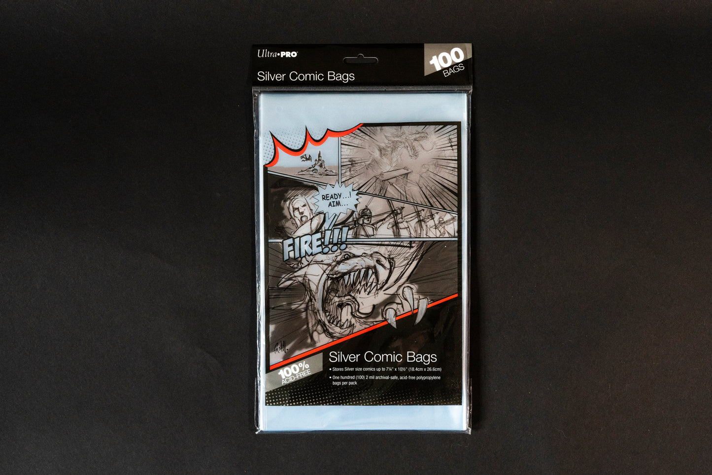 Ultra Pro Silver Comic Bags x 100