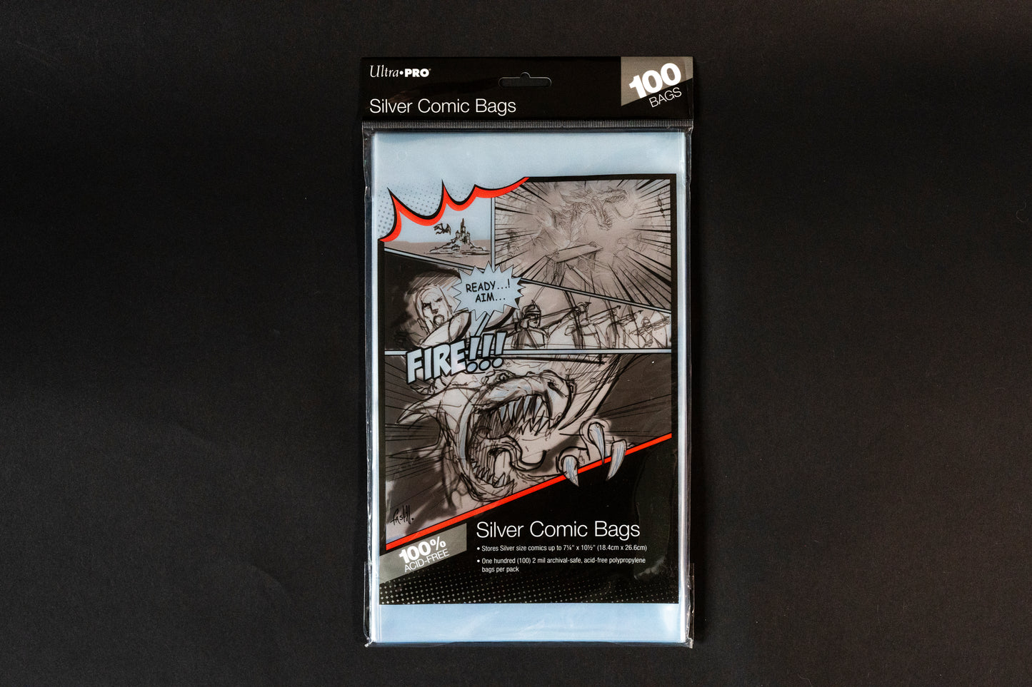 Ultra Pro Silver Comic Bags x 100