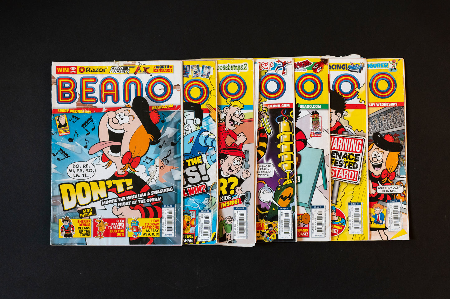 16 x Beano Comics, [2018 2019] Joblot / Bundle