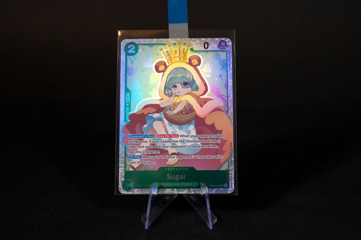 OP04-024, Sugar, One Piece, Kingdoms of Intrigue, Super Rare, Ungraded, English