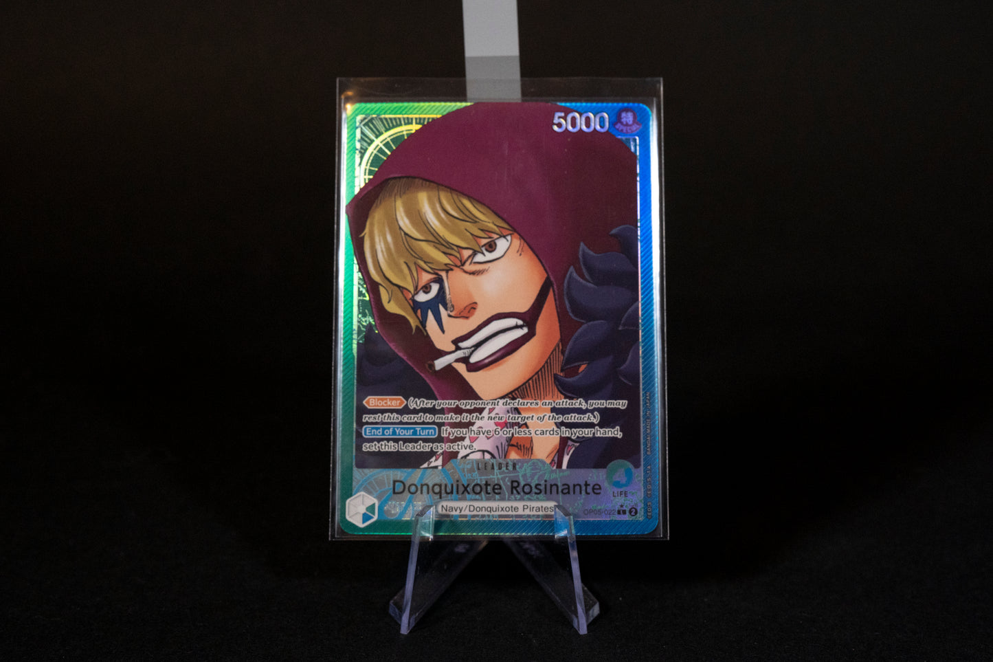 OP05-022, Donquixote Rosinante, One Piece, Awakening of the New Era, Leader Alternative Art, Ungraded, English