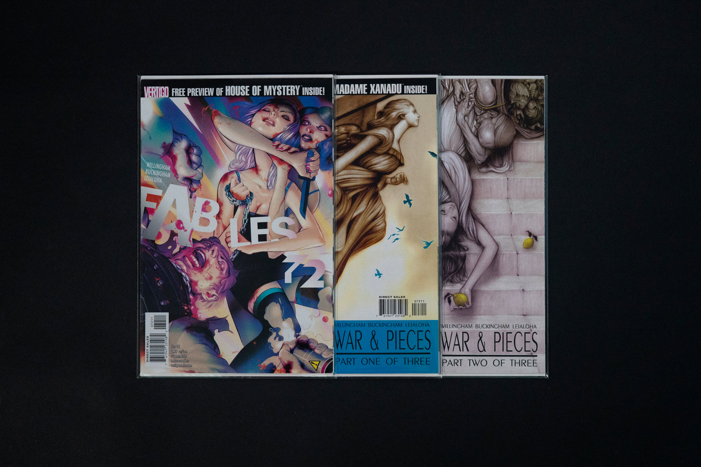 Fables, #72 73 & 74, Vertigo Comics, 2008