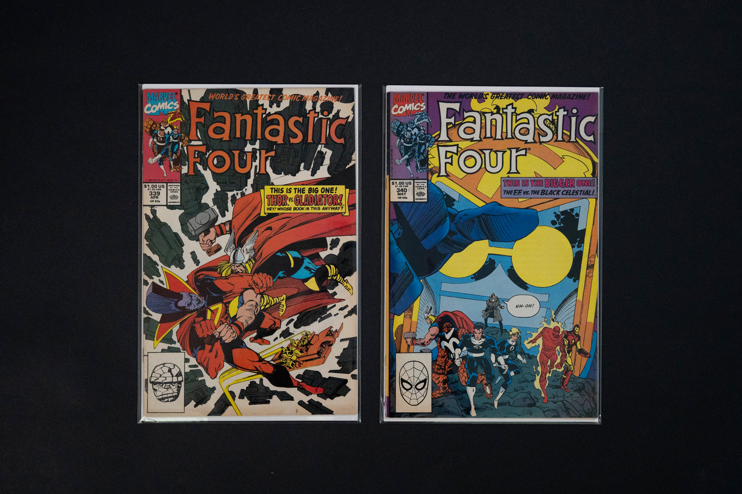 Fantastic Four, #339 & 340, Marvel Comics, 1990