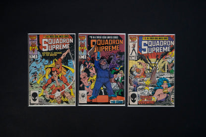 Squadron Supreme, #8 9 & 10, Marvel Comics, 1986