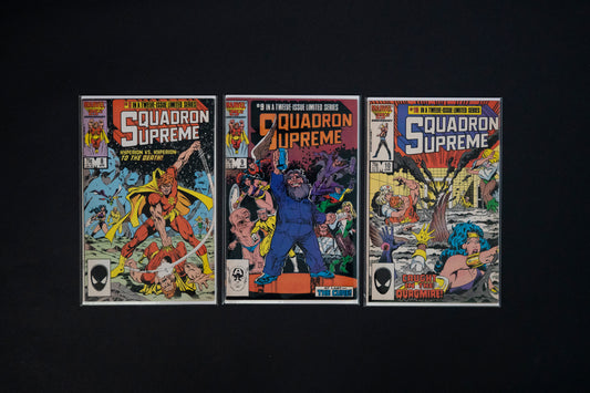 Squadron Supreme, #8 9 & 10, Marvel Comics, 1986
