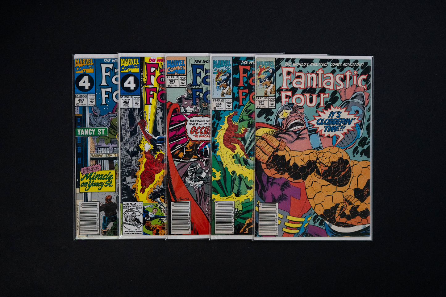 Fantastic Four, #361 362 363 364 & 365, Marvel Comics, 1992