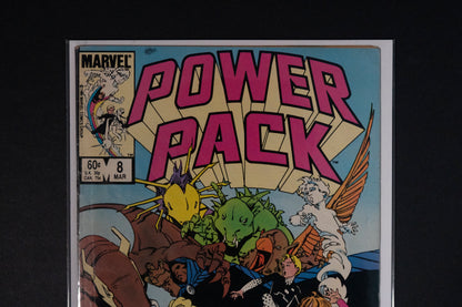 Power Pack, #8 9 10 11 12 & 13, Marvel Comics, 1985