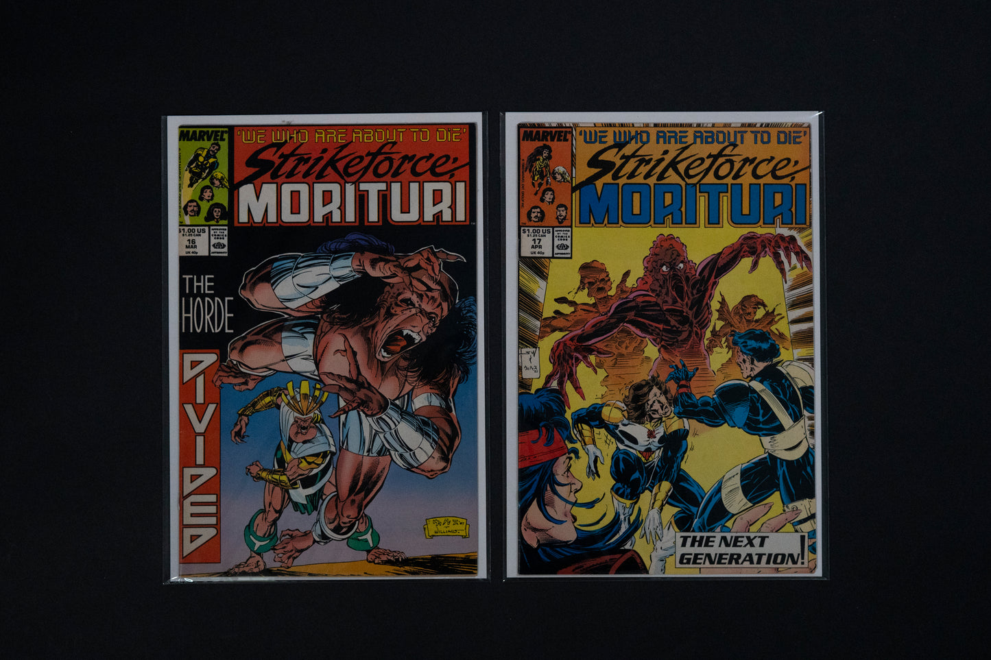 Strikeforce Morituri, #6-31 Marvel Comics, 1987 - 1989