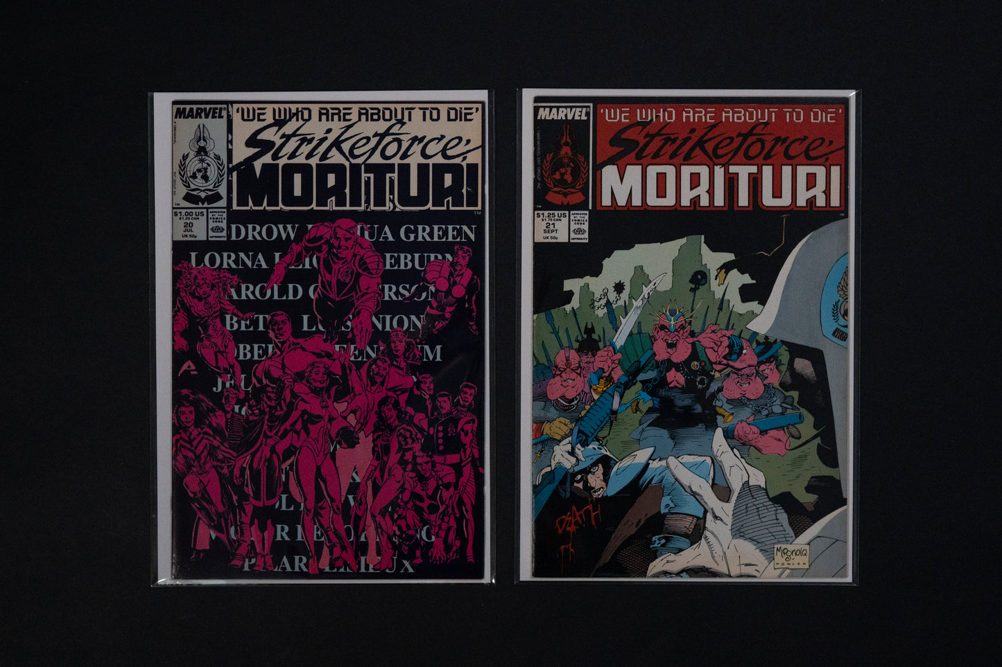Strikeforce Morituri, #6-31 Marvel Comics, 1987 - 1989