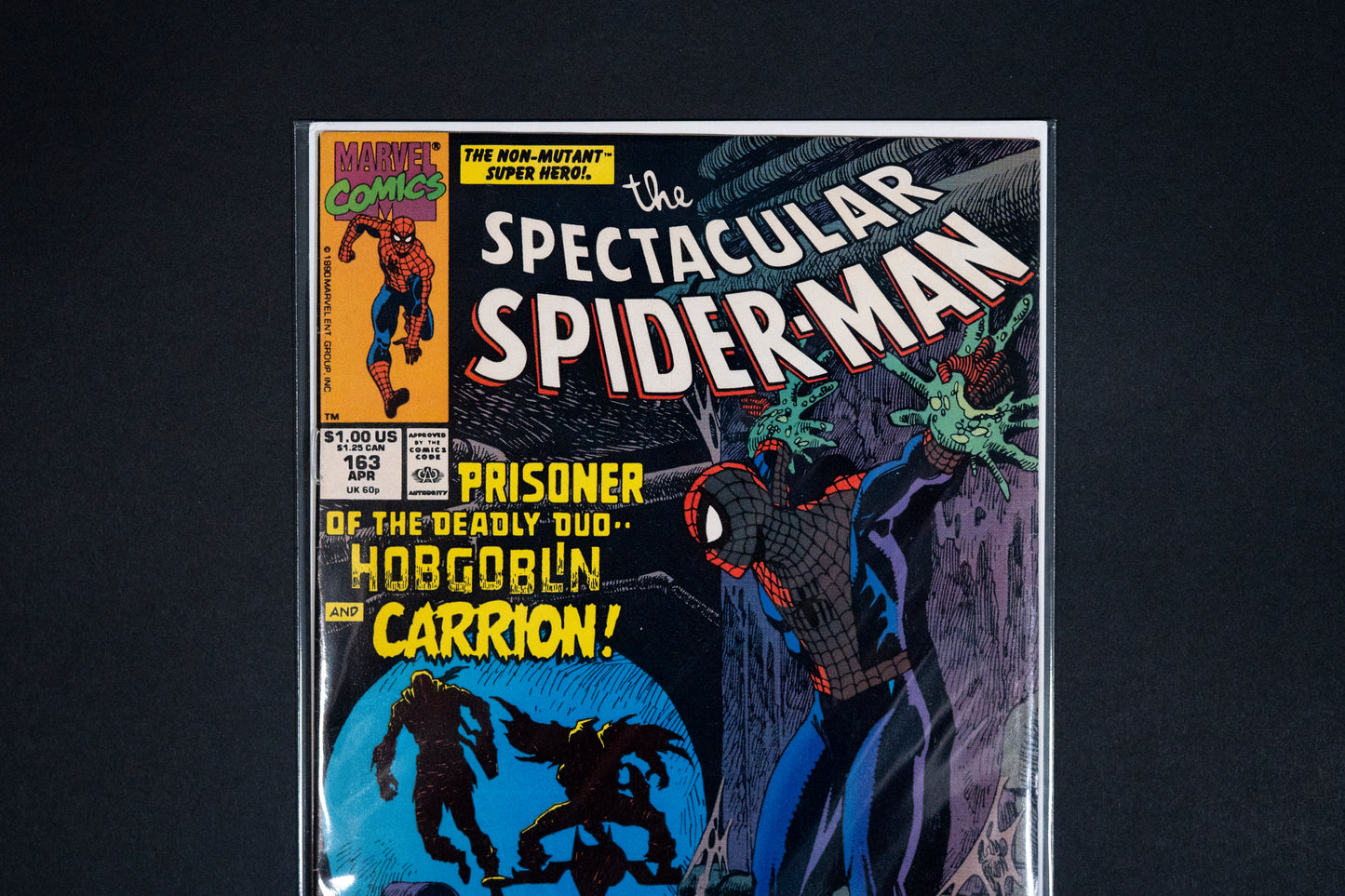 The Spectacular Spider-man, #163, Marvel Comics, 1990