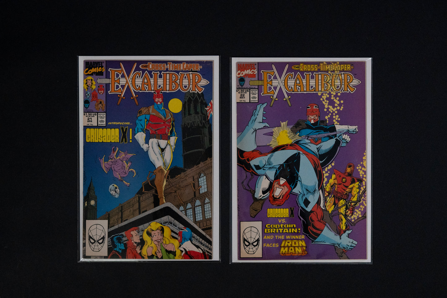 Excalibur, #21 & 22, Marvel Comics, 1990