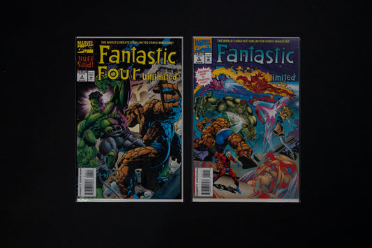 Fantastic Four Unlimited, Vol.1, #4 & 5, Marvel Comics, 1993