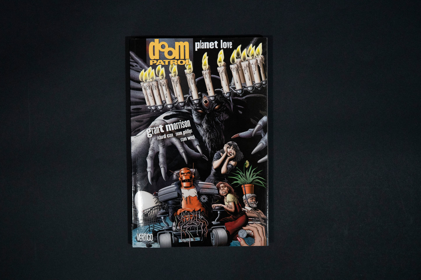 Doom Patrol, Planet Love, Book 6, Vertigo Comics, 2008, ISBN: 9781401216245, Morrison Case Phillips & Woch