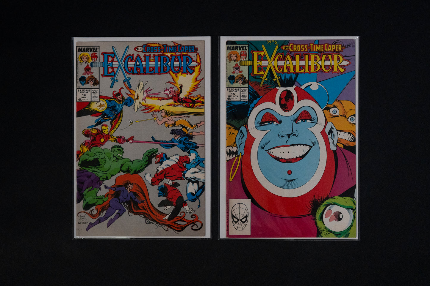 Excalibur, #14 & 15, Marvel Comics, 1989