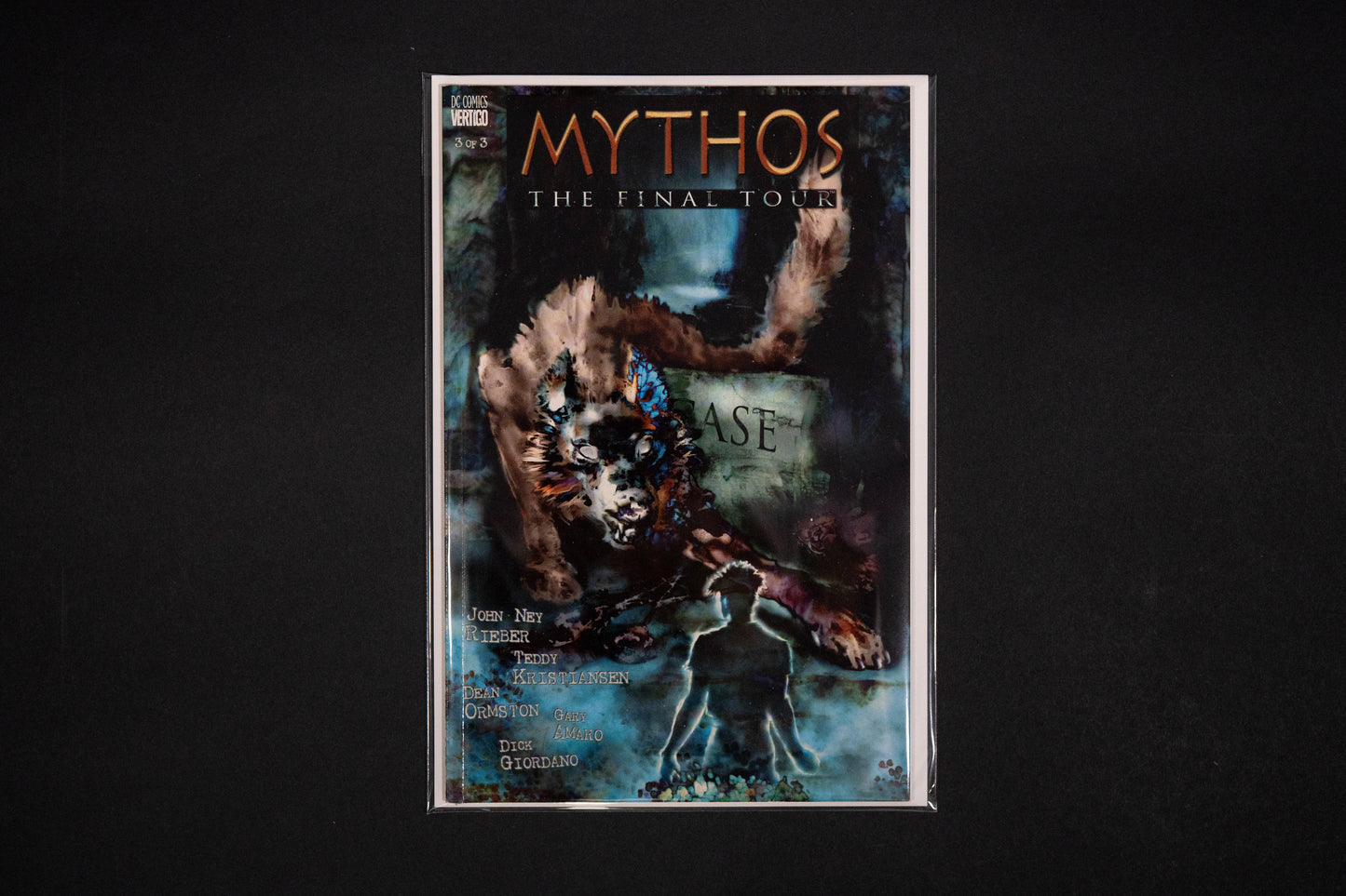 Mythos, The Final Tour, Book 3 of 3, Vertigo Comics, 1997, ISBN: 761941205793, Rieber Amaro & Gross