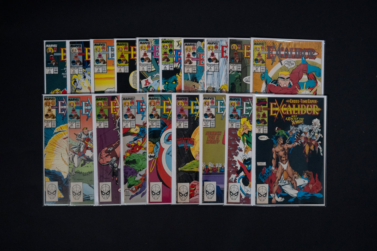 Excalibur, #1-19, Marvel Comics, 1988 - 1990