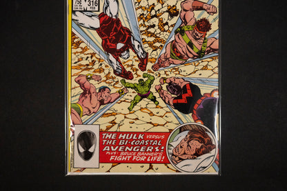The Incredible Hulk, #316, Marvel Comics, 1986