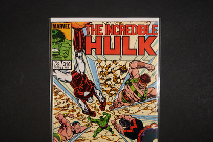 The Incredible Hulk, #316, Marvel Comics, 1986