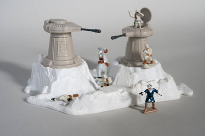 Hoth Turret Defence Action Playset, Star Wars, Micro Collection, Kenner, 1982, Open Box/Complete