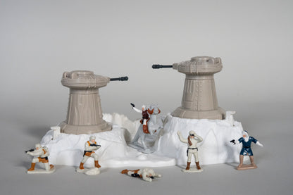 Hoth Turret Defence Action Playset, Star Wars, Micro Collection, Kenner, 1982, Open Box/Complete