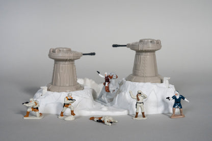 Hoth Turret Defence Action Playset, Star Wars, Micro Collection, Kenner, 1982, Open Box/Complete