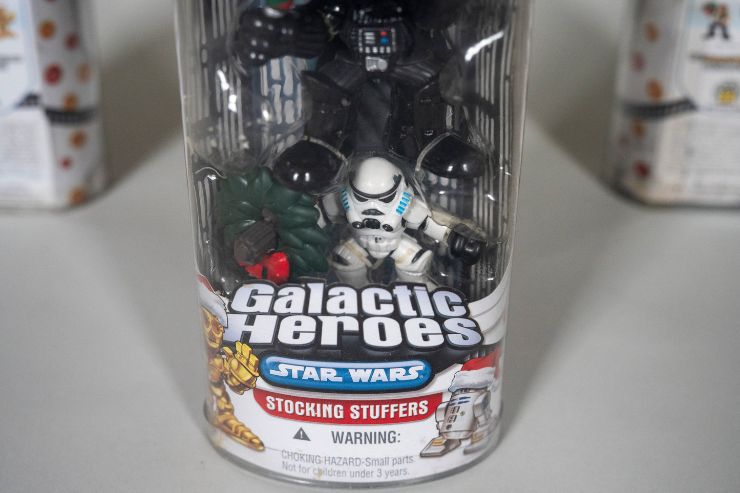 Boba Fett Darth Vader Stormtrooper Galactic Heroes, Star Wars, Stocking Stuffers, Hasbro, 2008, Box Sealed - See description