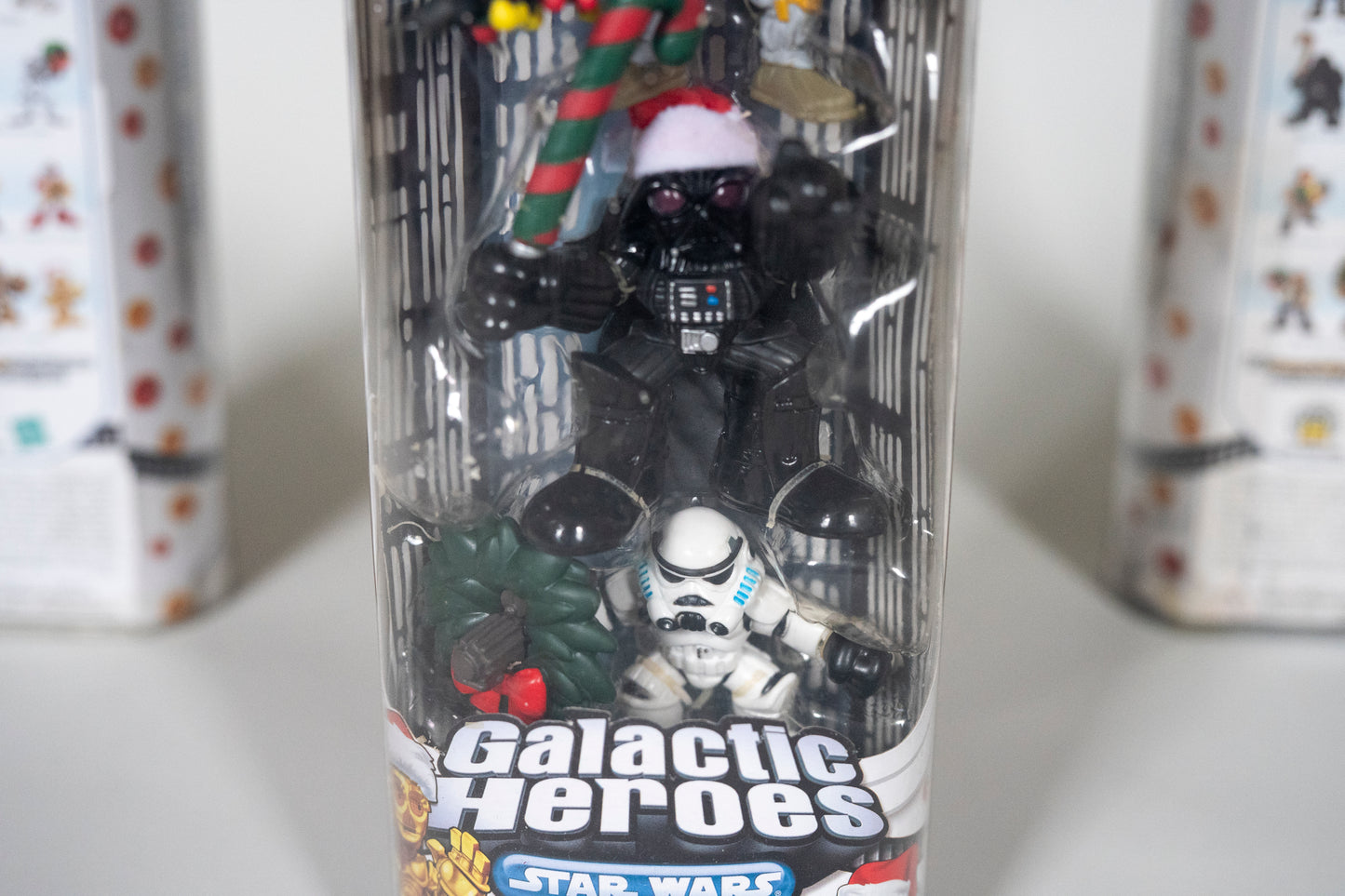 Boba Fett Darth Vader Stormtrooper Galactic Heroes, Star Wars, Stocking Stuffers, Hasbro, 2008, Box Sealed - See description