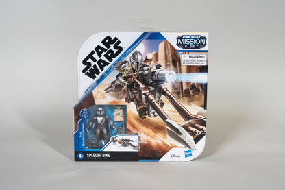 The Mandalorian & Speeder Bike, Star Wars, Mission Fleet, Hasbro, 2021, New/Box Sealed