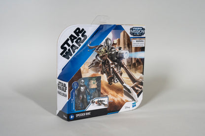 The Mandalorian & Speeder Bike, Star Wars, Mission Fleet, Hasbro, 2021, New/Box Sealed