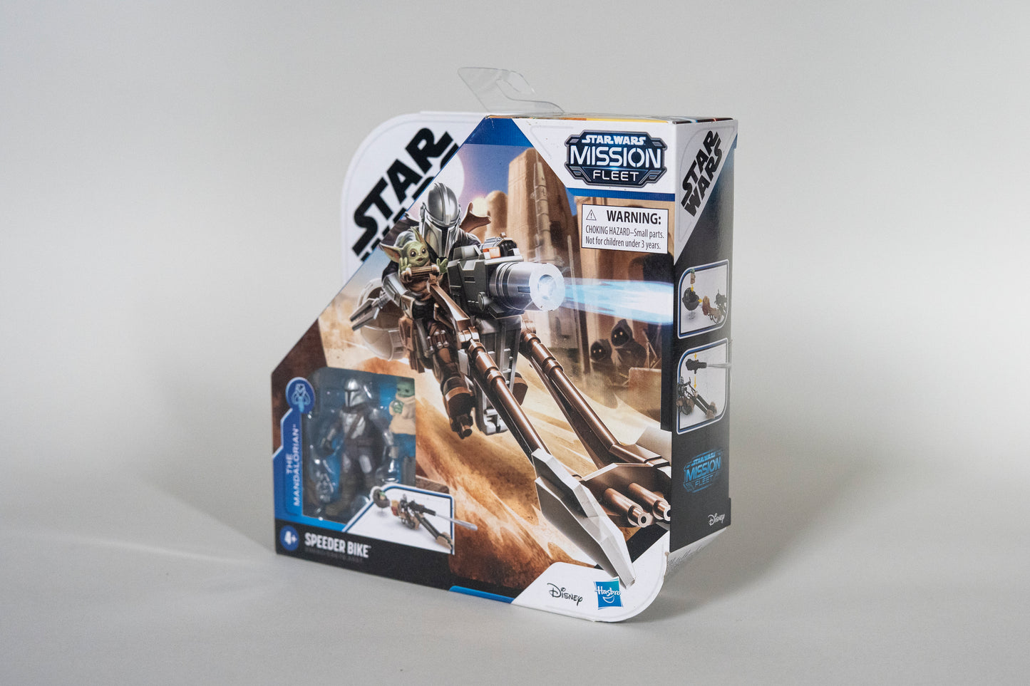 The Mandalorian & Speeder Bike, Star Wars, Mission Fleet, Hasbro, 2021, New/Box Sealed