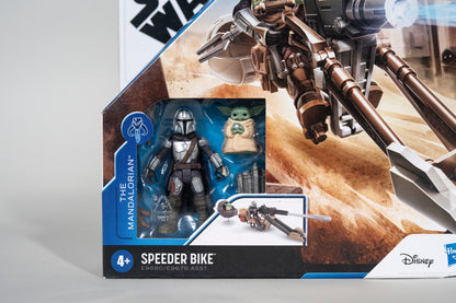 The Mandalorian & Speeder Bike, Star Wars, Mission Fleet, Hasbro, 2021, New/Box Sealed