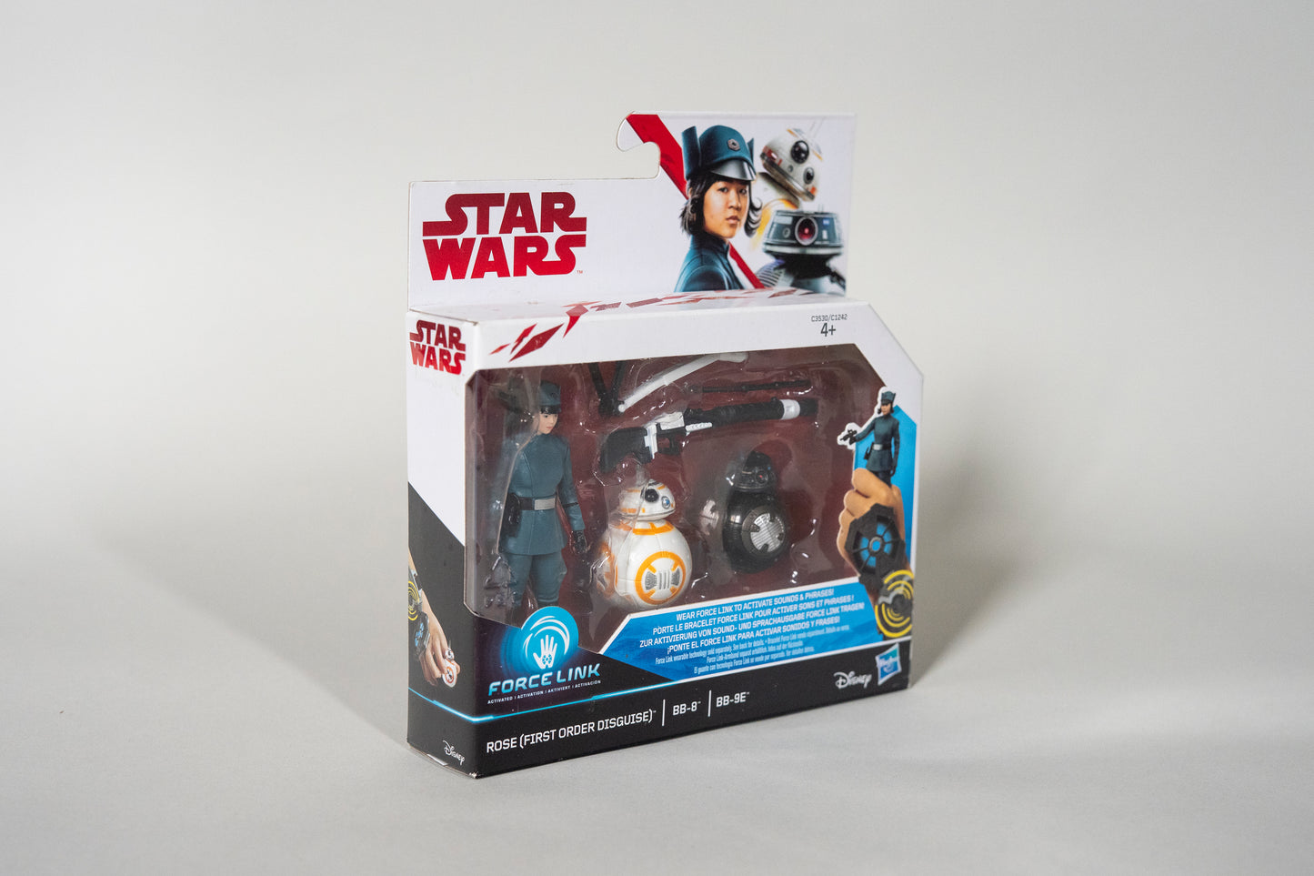 Rose (First Order Disguise) BB-8, BB9E, Star Wars, The Last Jedi, Force Link, Hasbro, 2017, New/Box Sealed