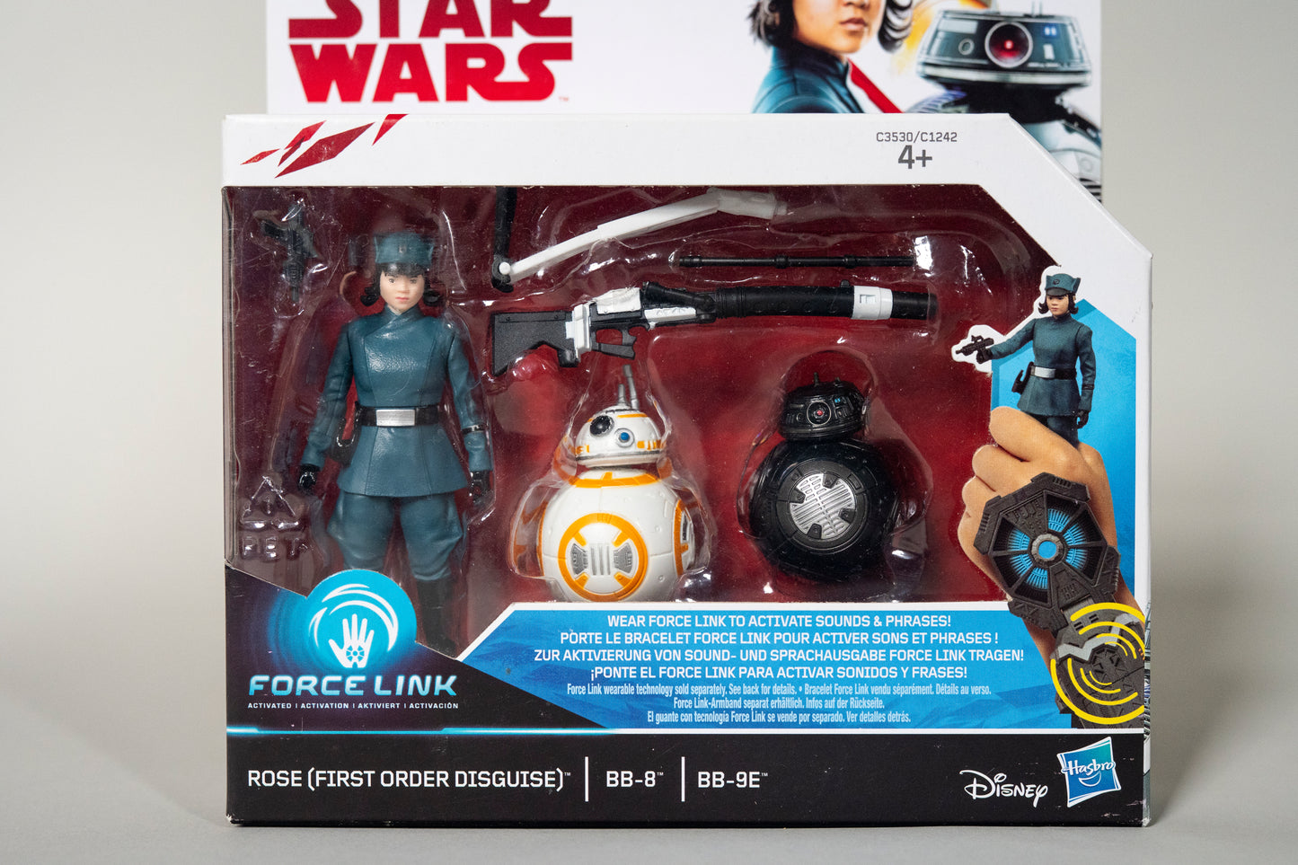 Rose (First Order Disguise) BB-8, BB9E, Star Wars, The Last Jedi, Force Link, Hasbro, 2017, New/Box Sealed