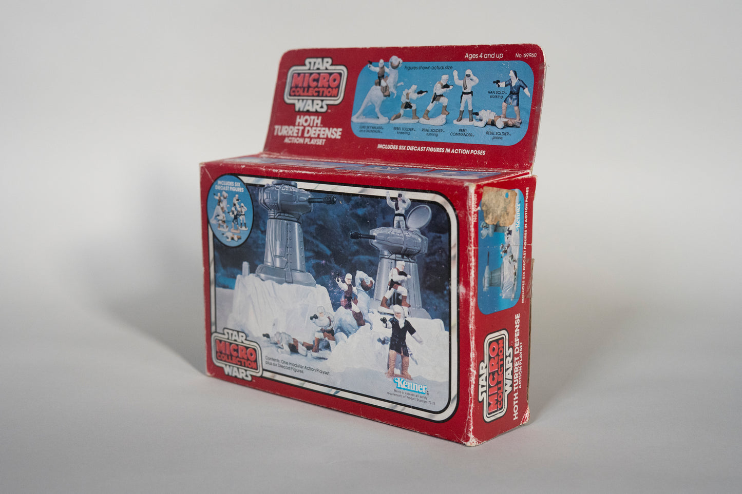 Hoth Turret Defence Action Playset, Star Wars, Micro Collection, Kenner, 1982, Open Box/Complete