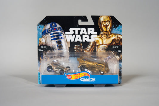 R2-D2 & C-3PO, Star Wars, Rogue One, Character Cars, Hot Wheels, 2014, New/Box Sealed