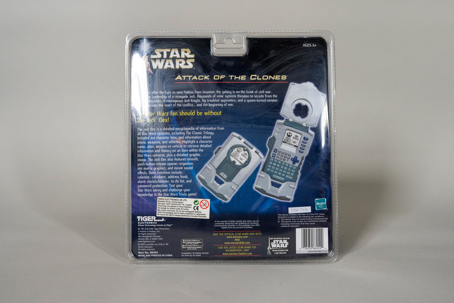 Jedi Dex, Star Wars, Attack Of The Clones, Hasbro, 2002, Box Sealed