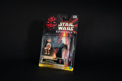 Darth Maul with bonus (orange) Pit Droid, Star Wars, Episode 1, Hasbro, 1999, Box Sealed